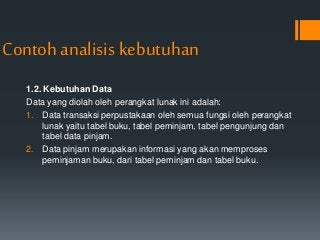 Detail Contoh Analisis Kebutuhan Nomer 53