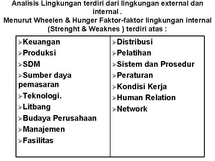 Detail Contoh Analisis Lingkungan Internal Nomer 11