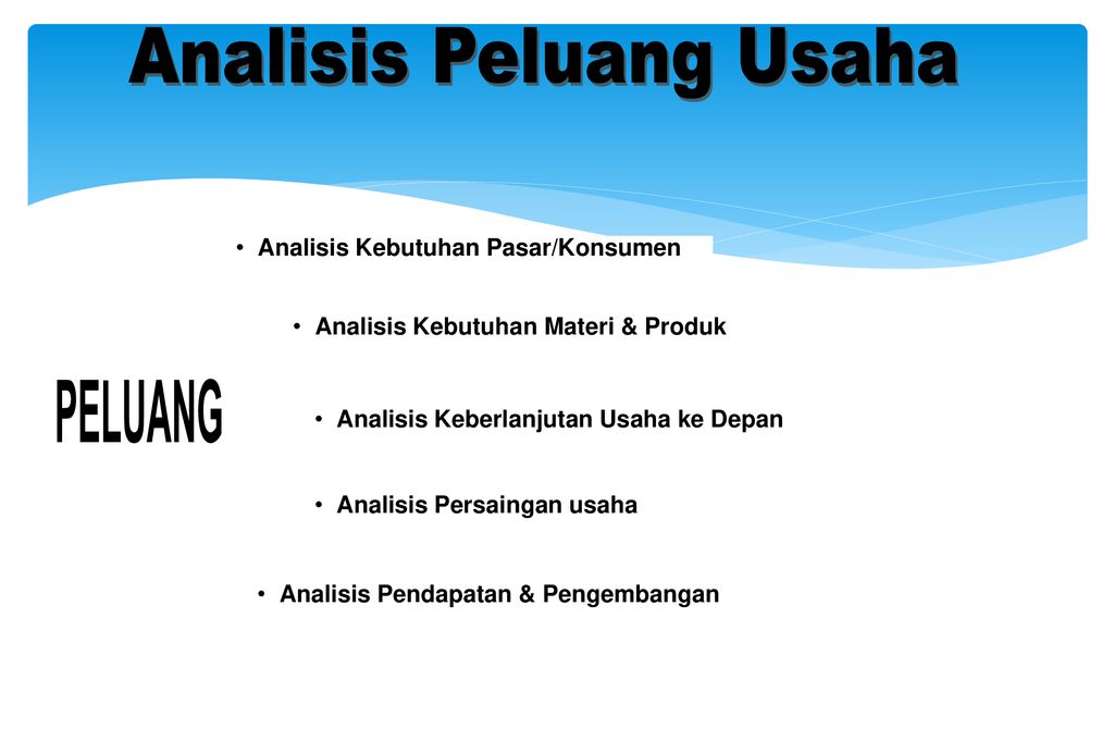 Detail Contoh Analisis Peluang Usaha Nomer 7