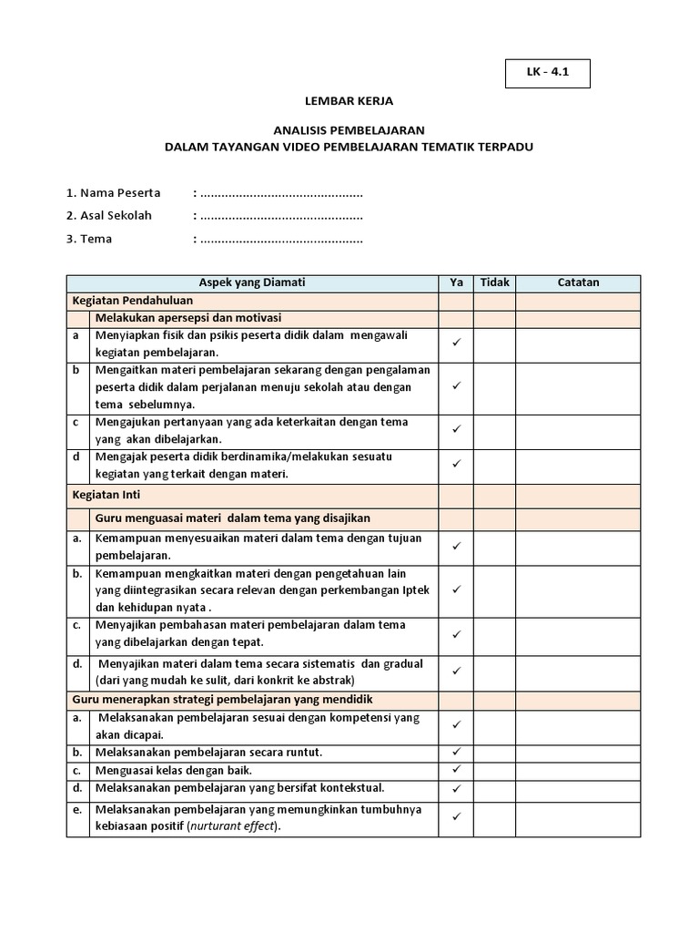 Detail Contoh Analisis Pembelajaran Nomer 21