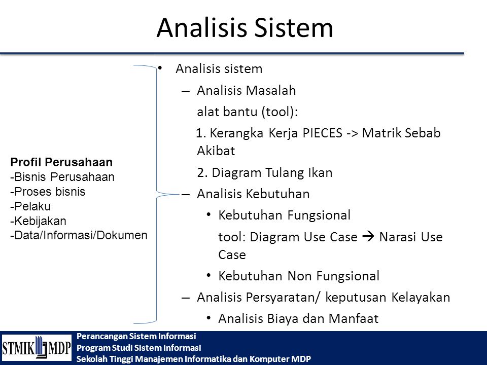 Detail Contoh Analisis Perancangan Sistem Informasi Nomer 31