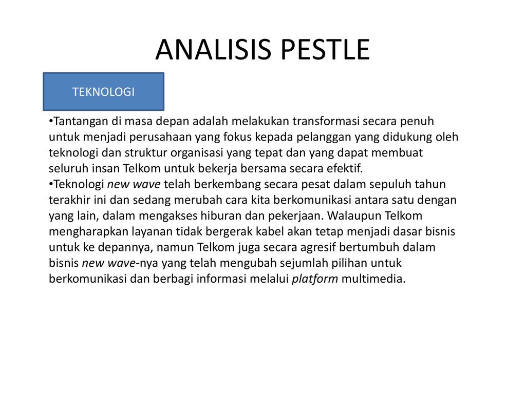 Detail Contoh Analisis Pestel Nomer 9