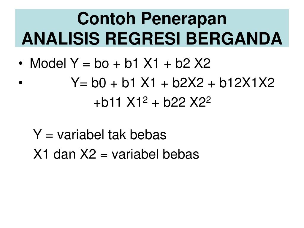 Detail Contoh Analisis Regresi Nomer 45