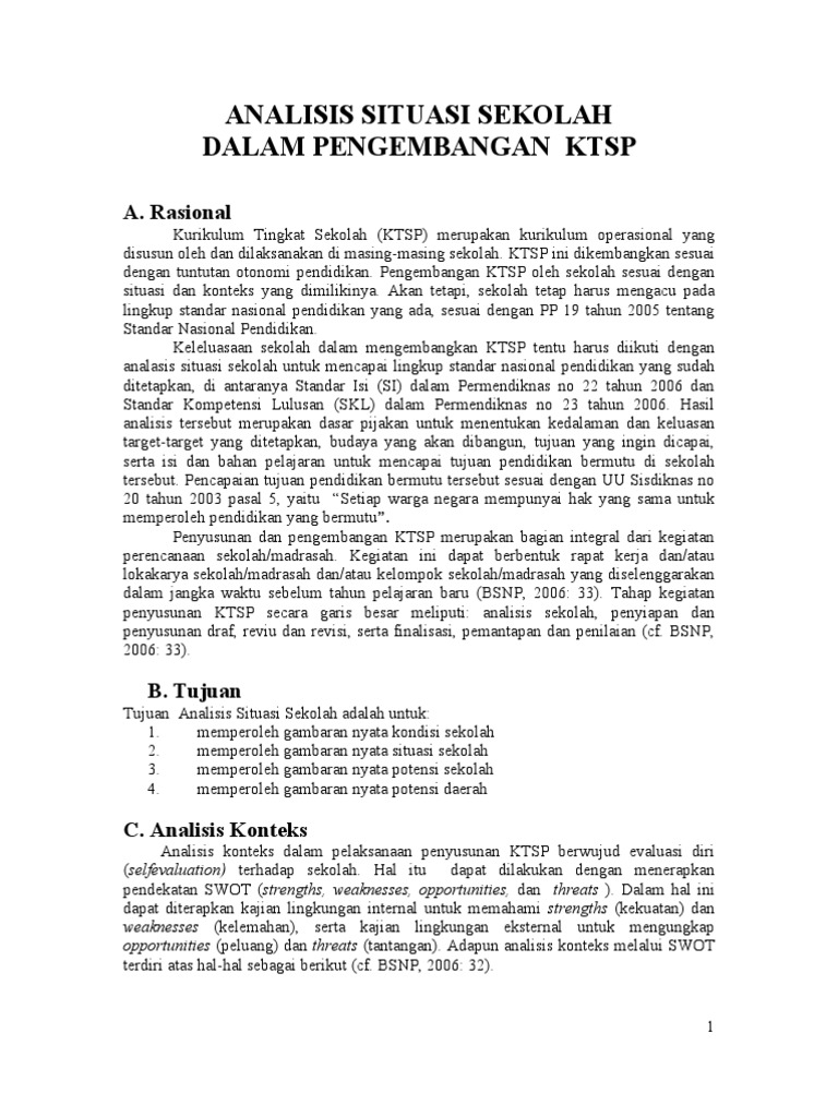 Detail Contoh Analisis Situasi Nomer 11