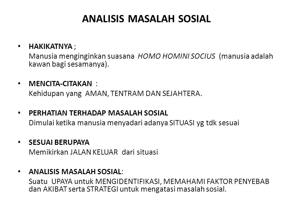 Detail Contoh Analisis Sosial Nomer 10