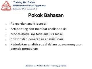 Detail Contoh Analisis Sosial Nomer 4