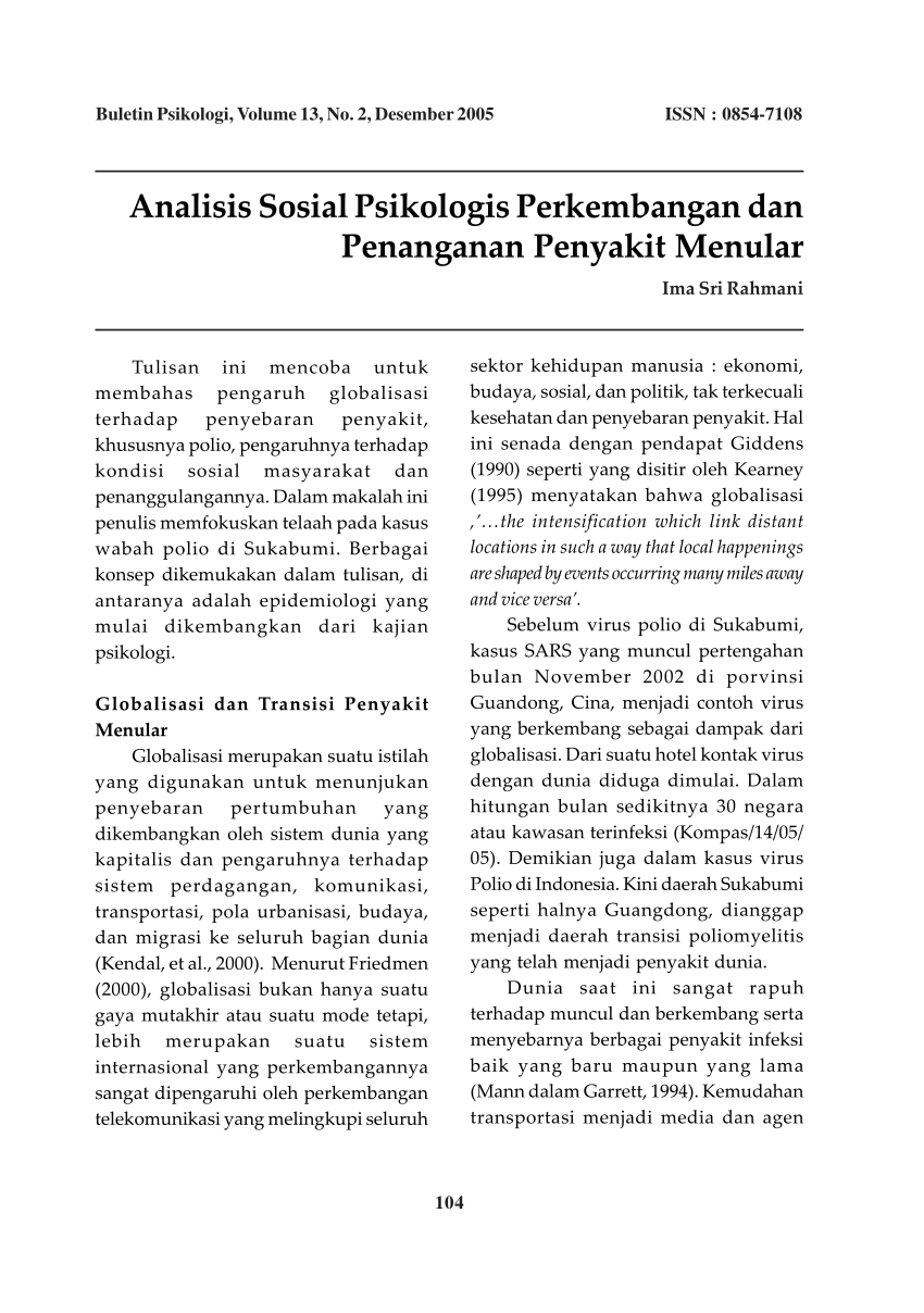 Detail Contoh Analisis Sosial Nomer 8