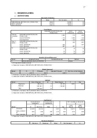 Detail Contoh Analisis Statistik Nomer 16