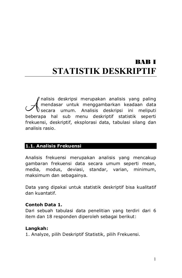 Detail Contoh Analisis Statistik Nomer 51