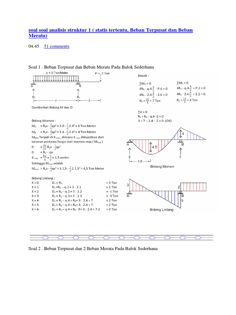 Contoh Analisis Struktur - KibrisPDR
