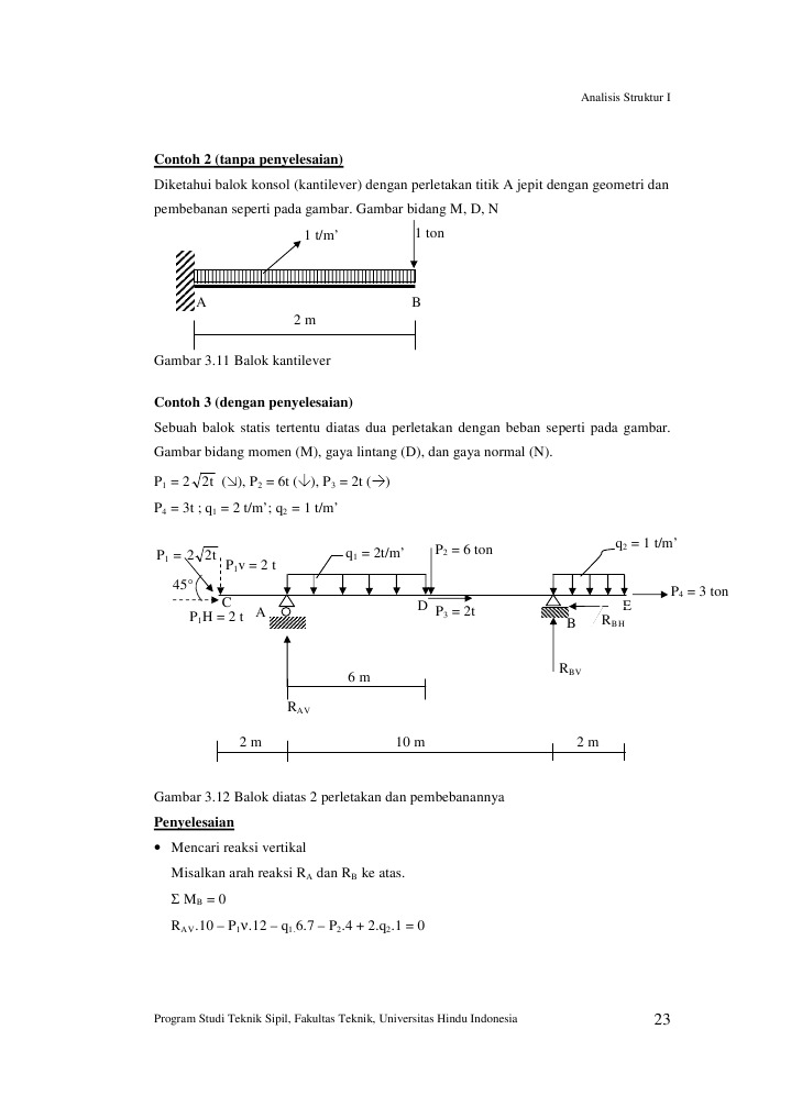 Detail Contoh Analisis Struktur Nomer 4
