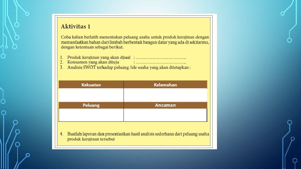 Detail Contoh Analisis Swot Kerajinan Limbah Plastik Nomer 30