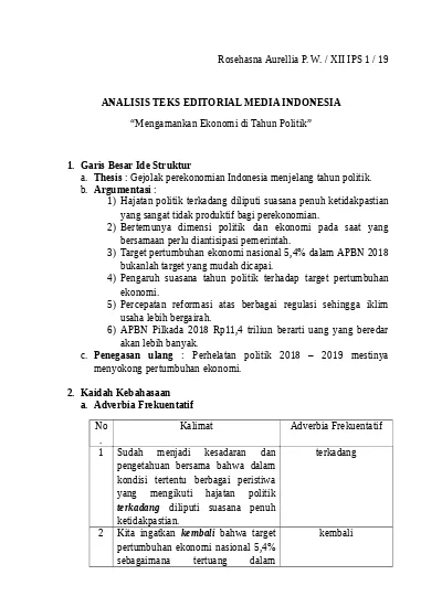 Detail Contoh Analisis Teks Nomer 31