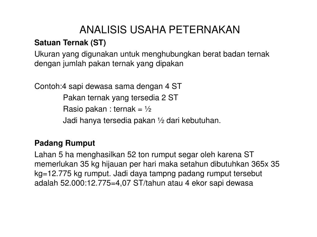 Detail Contoh Analisis Usaha Nomer 12