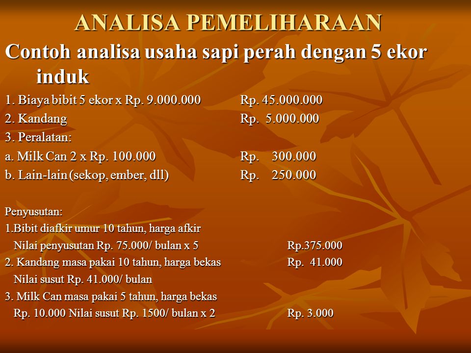 Detail Contoh Analisis Usaha Nomer 25