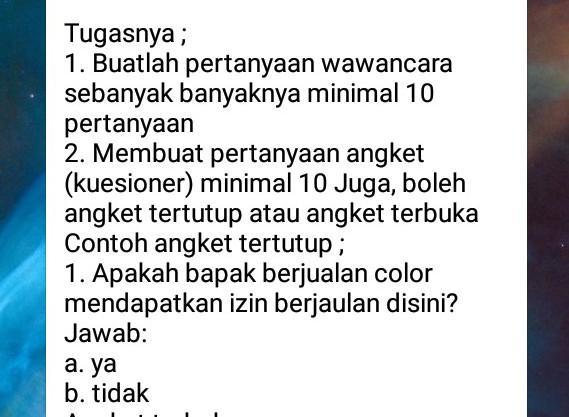 Detail Contoh Angket Wawancara Nomer 37