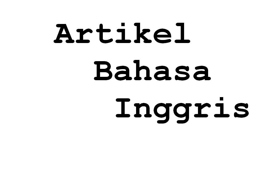 Detail Contoh Article Dalam Bahasa Inggris Nomer 14