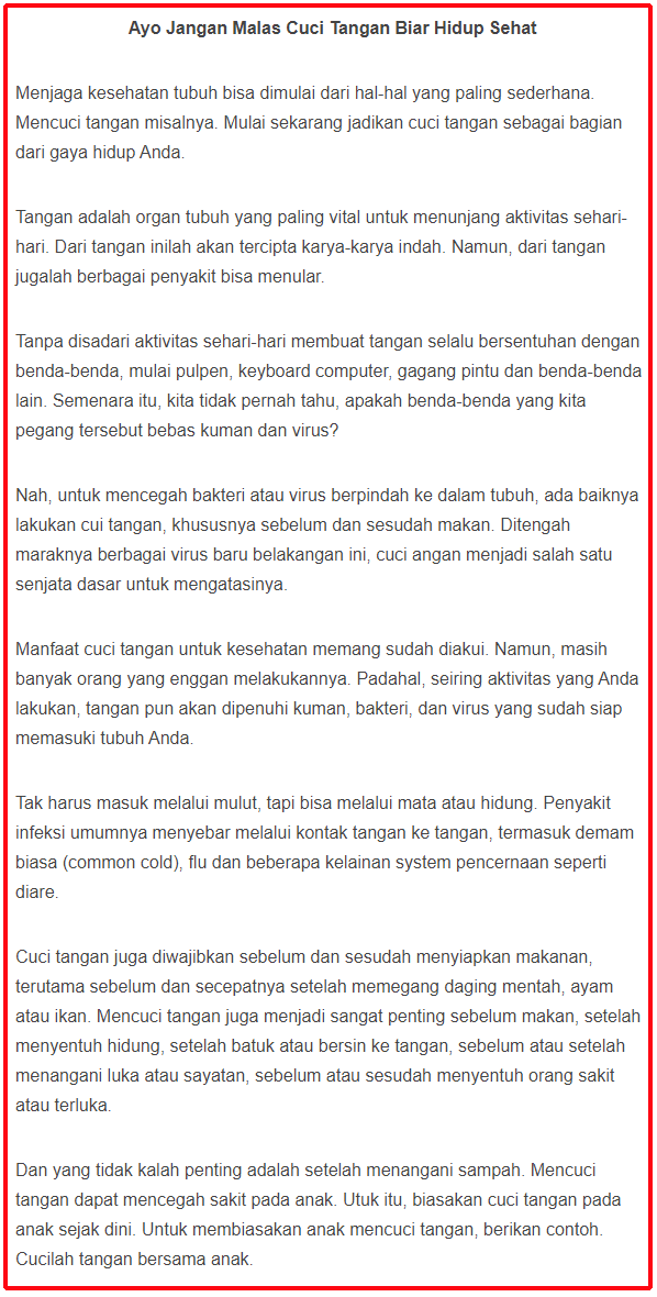 Detail Contoh Artikel Bebas Nomer 20