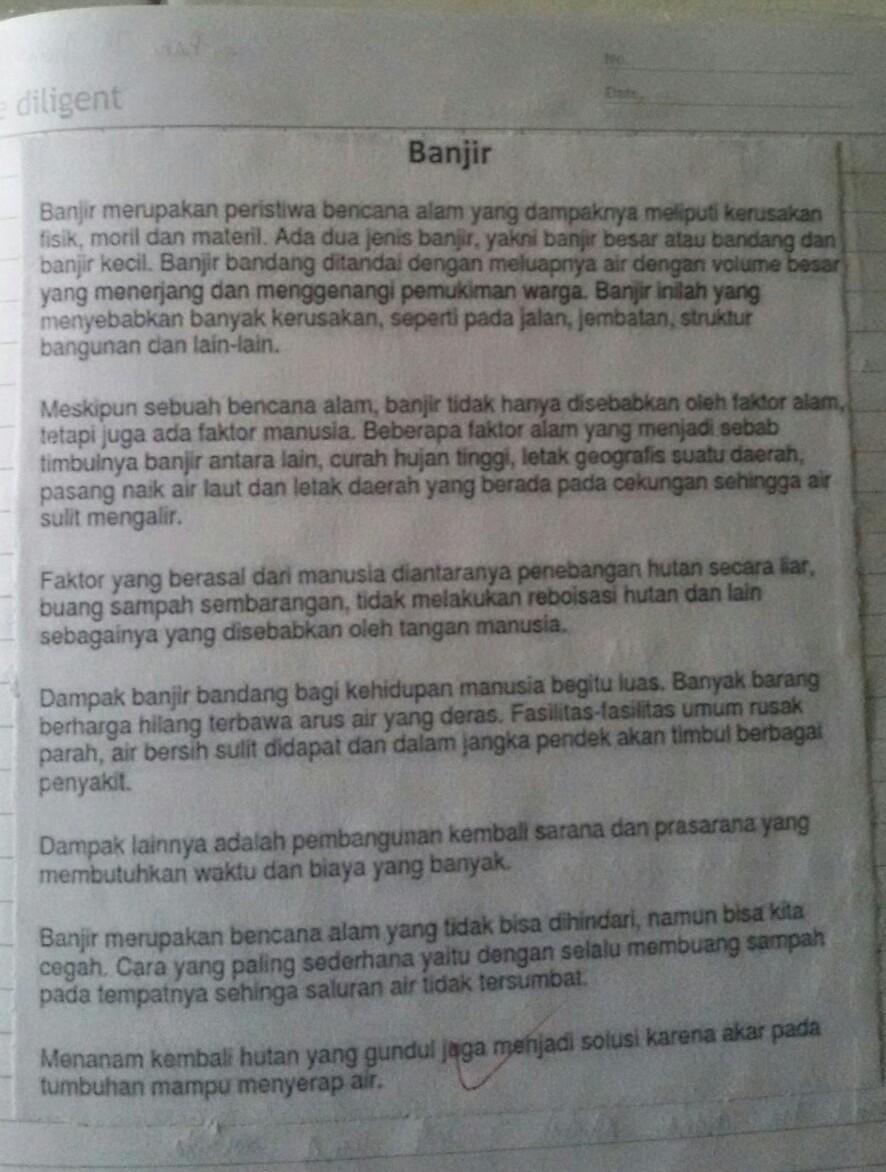 Detail Contoh Artikel Bencana Alam Nomer 2