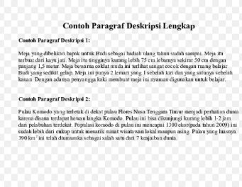 Detail Contoh Artikel Deskripsi Nomer 13