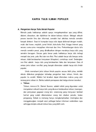 Detail Contoh Artikel Ilmiah Populer Nomer 15