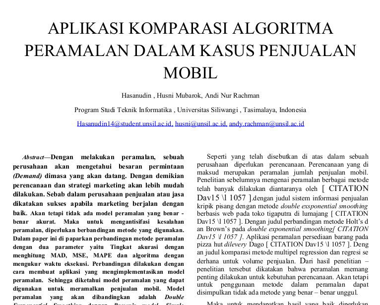 Detail Contoh Artikel Jurnal Ilmiah Nomer 10