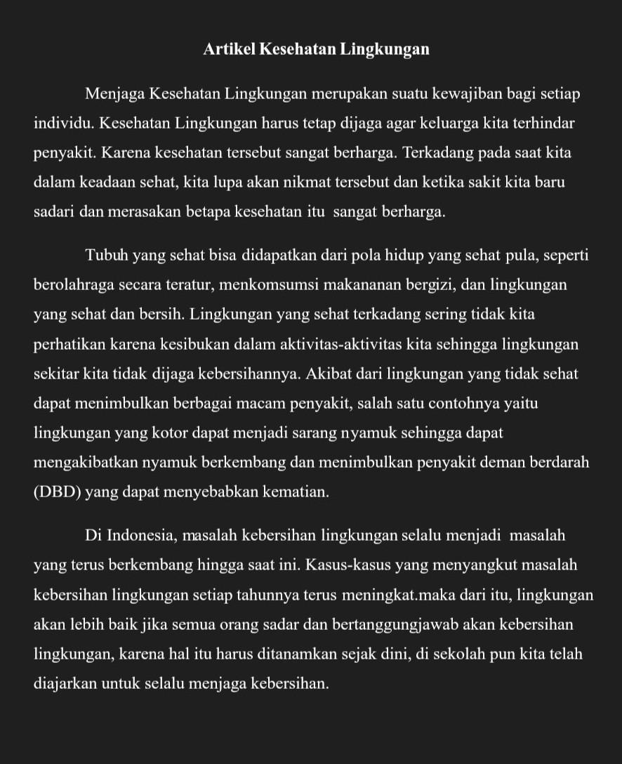 Detail Contoh Artikel Kesehatan Nomer 14