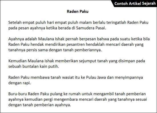 Detail Contoh Artikel Narasi Nomer 43