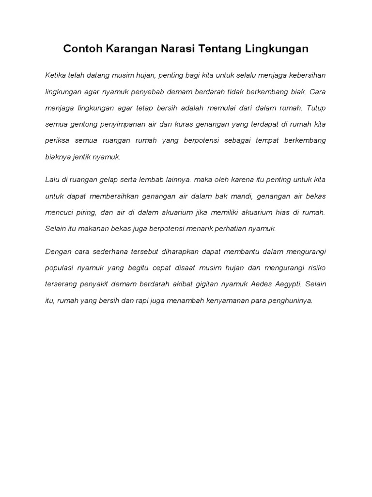 Detail Contoh Artikel Narasi Nomer 6