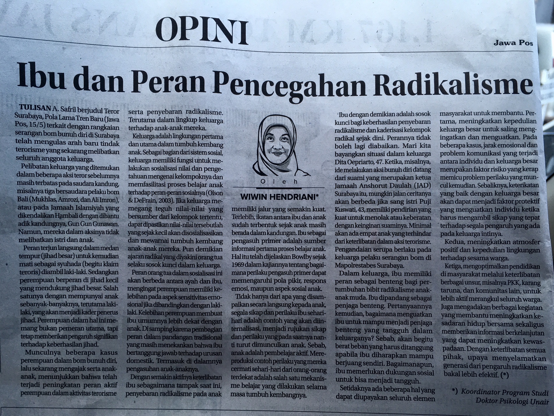 Detail Contoh Artikel Opini Koran Nomer 2