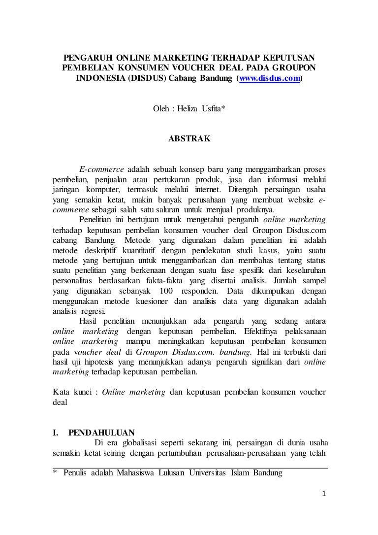 Contoh Artikel Skripsi - KibrisPDR