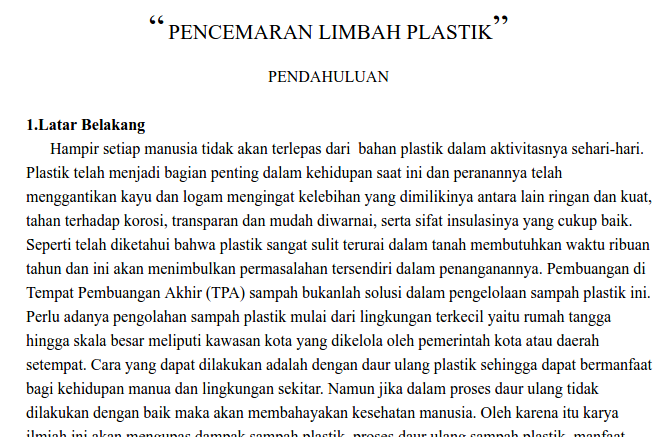 Detail Contoh Artikel Tentang Sampah Nomer 4