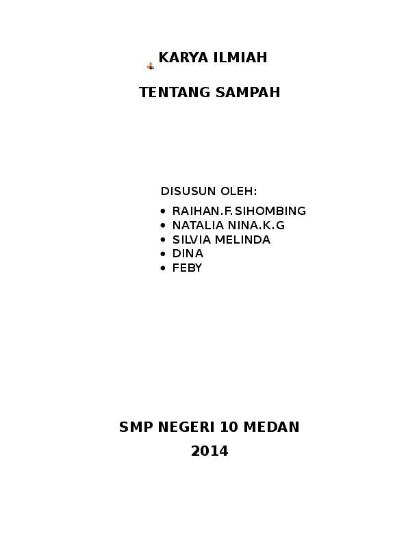 Detail Contoh Artikel Tentang Sampah Nomer 28