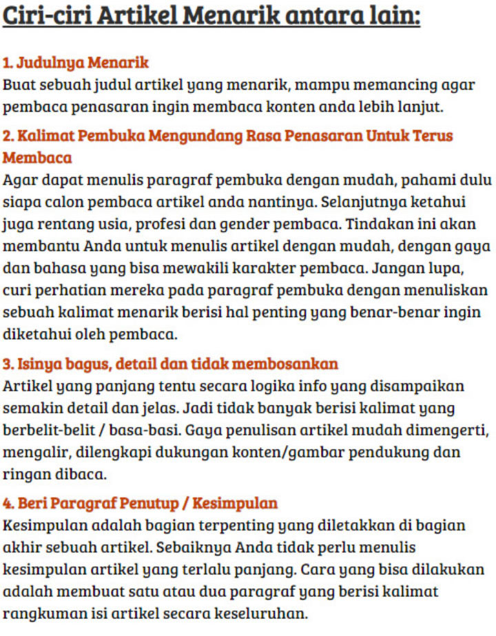 Detail Contoh Artikel Yang Baik Dan Benar Nomer 15