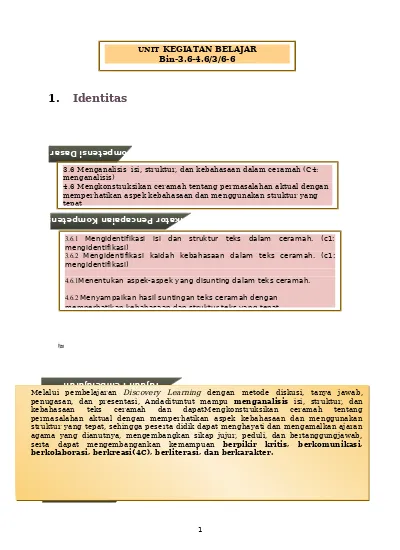 Detail Contoh Aspek Kebahasaan Nomer 47