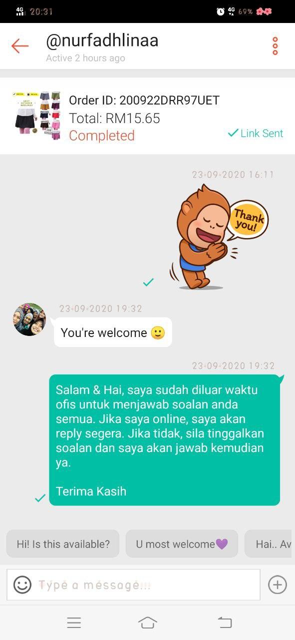 Detail Contoh Auto Reply Chat Shopee Nomer 38