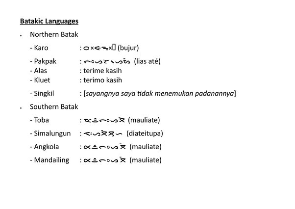 Detail Contoh Bahasa Batak Nomer 3