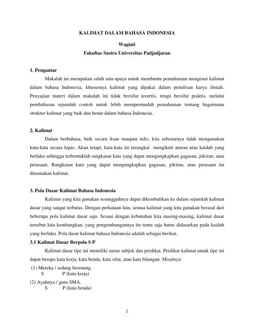 Detail Contoh Bahasa Indonesia Yang Baik Nomer 12
