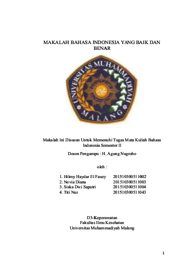 Detail Contoh Bahasa Indonesia Yang Baik Nomer 30
