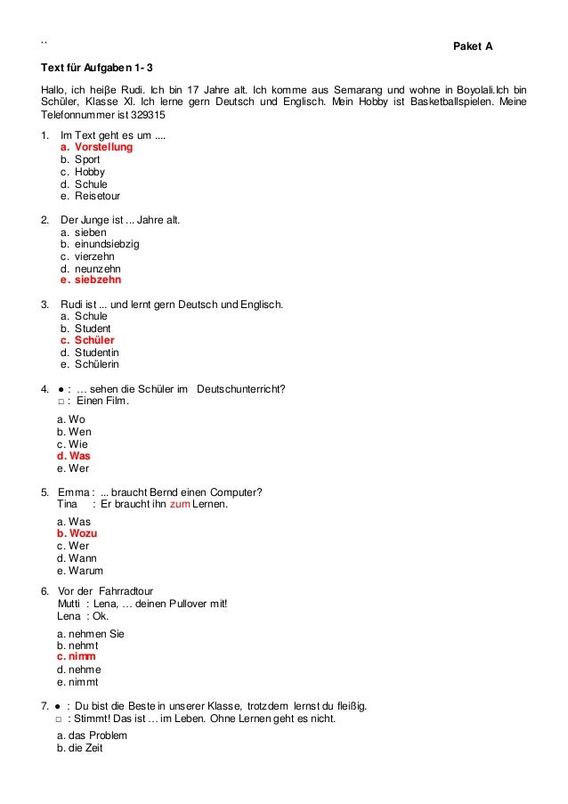 Detail Contoh Bahasa Jerman Nomer 36