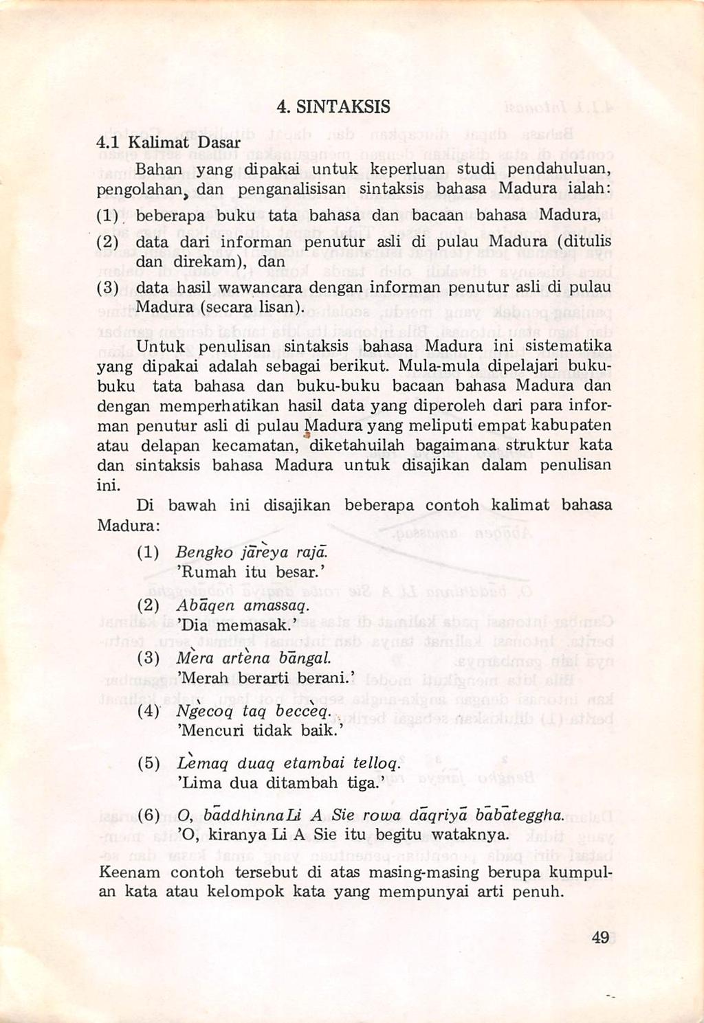 Detail Contoh Bahasa Madura Nomer 27