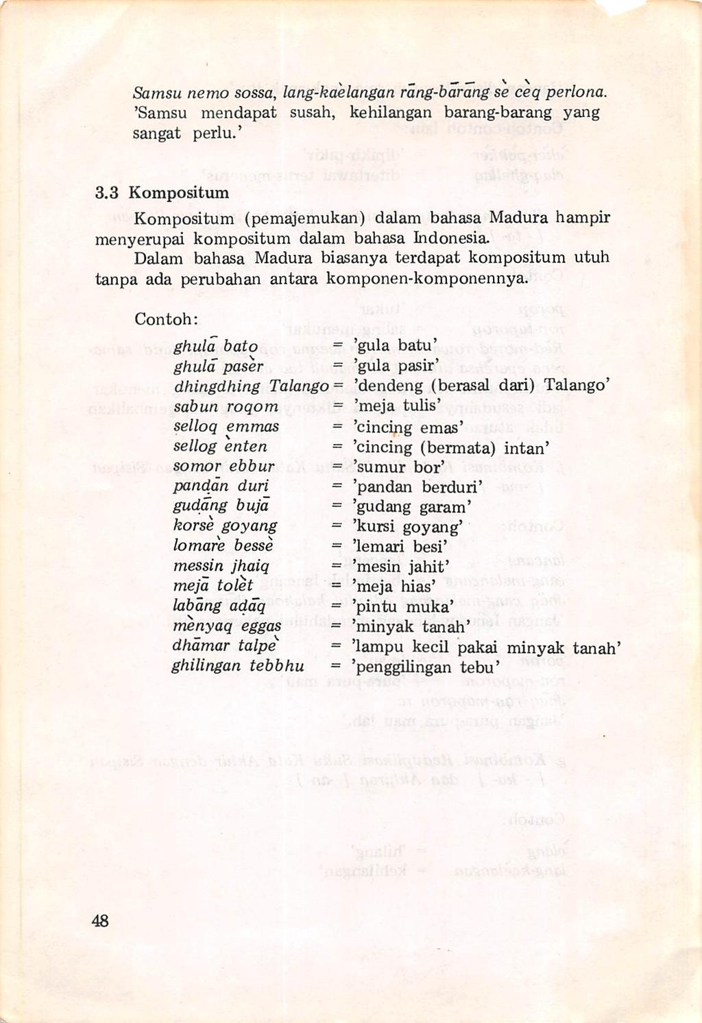 Detail Contoh Bahasa Madura Nomer 4