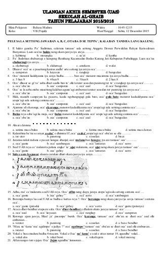 Detail Contoh Bahasa Madura Nomer 51