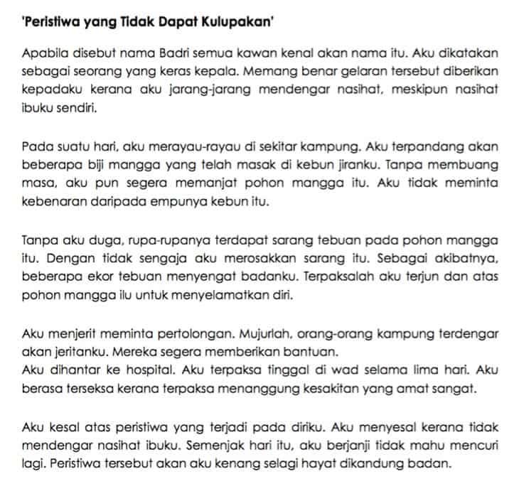 Detail Contoh Bahasa Melayu Nomer 33