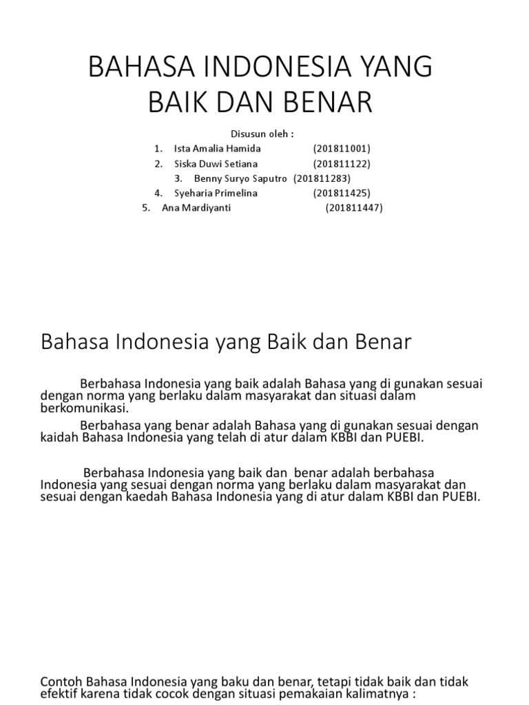 Detail Contoh Bahasa Yang Baik Nomer 19