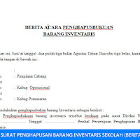 Detail Contoh Berita Acara Penghapusan Barang Nomer 36