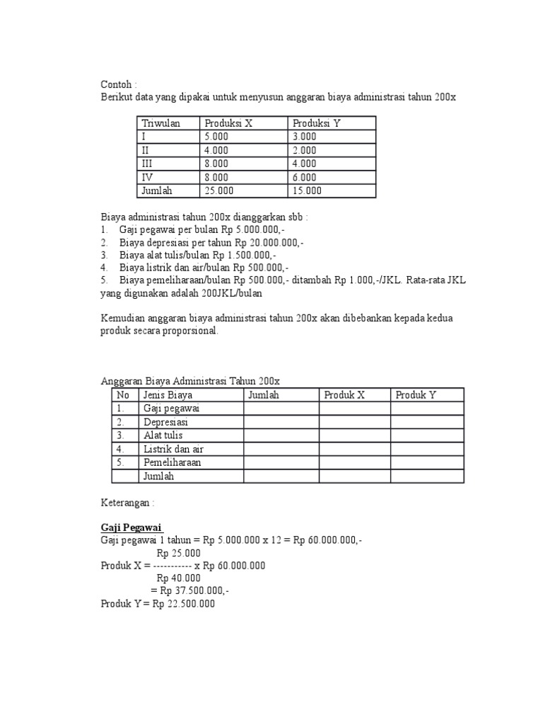 Detail Contoh Biaya Administrasi Nomer 2