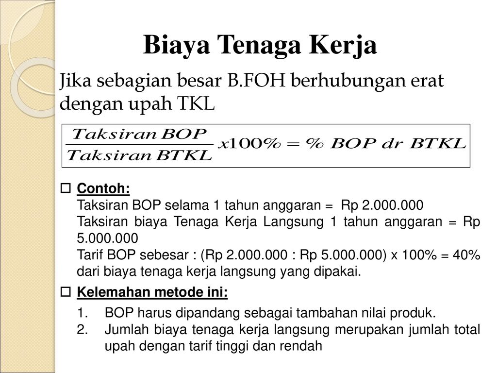 Detail Contoh Biaya Tenaga Kerja Langsung Nomer 10