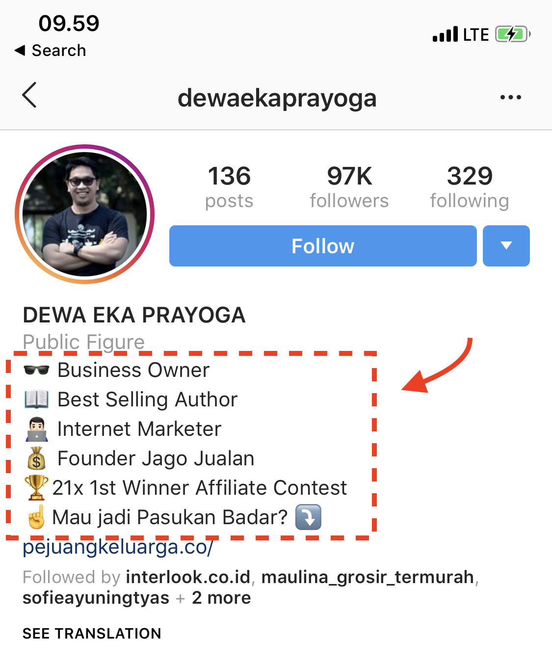 Detail Contoh Bio Instagram Keren Bahasa Indonesia Nomer 11