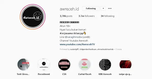 Detail Contoh Bio Instagram Yang Menarik Followers Bahasa Indonesia Nomer 21